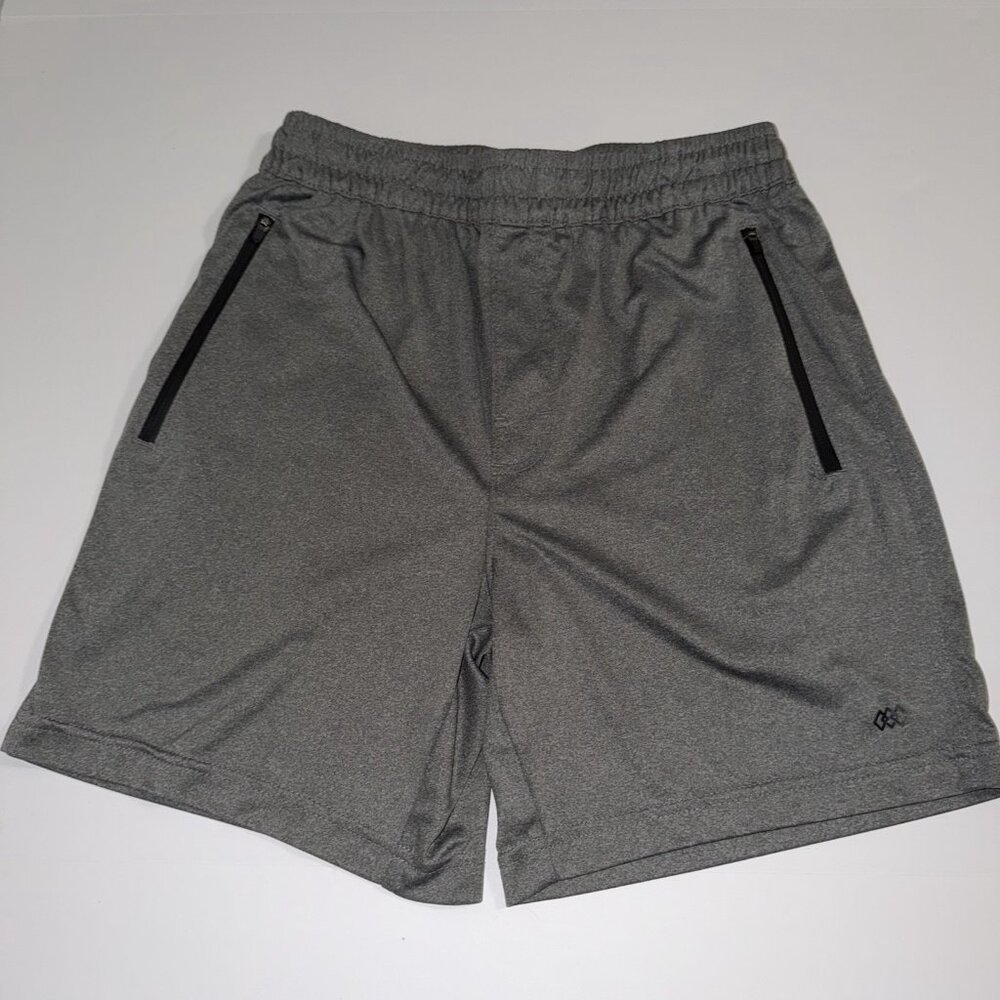 Leg3nd Rumble Training Shorts Mens M Gray Stretch Comfort‎ Fit Moisture Wicking